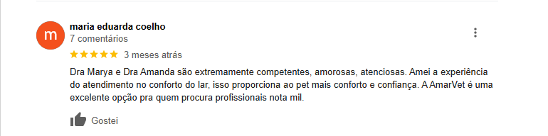 Avaliação de Cliente